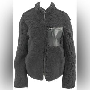 Jil Sander Black Shearling Jacket NWOT